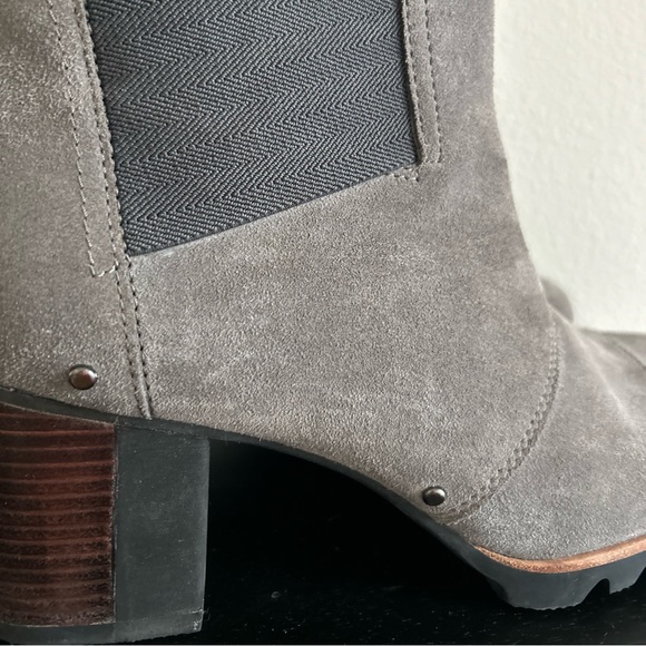 SOREL Chelsea booties suede block-heel - Picture 6 of 7
